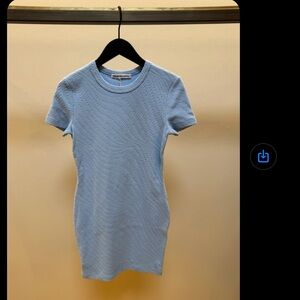Alexander Wang Sky Blue Knit Mini Dress